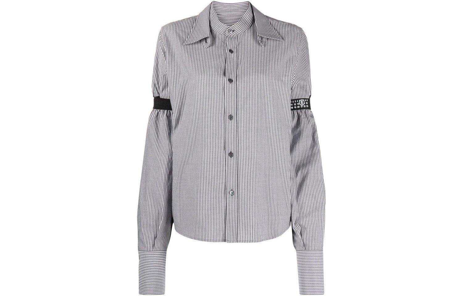 

Рубашка женская Mm6 Maison Margiela в полоску, черный