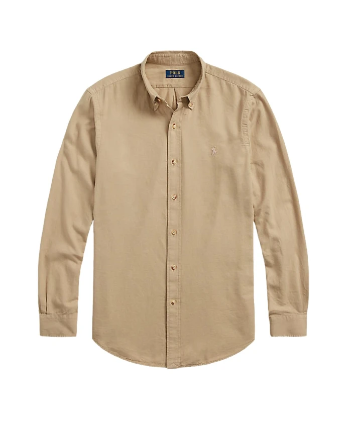 

Повседневная рубашка Polo Ralph Lauren, бежевый