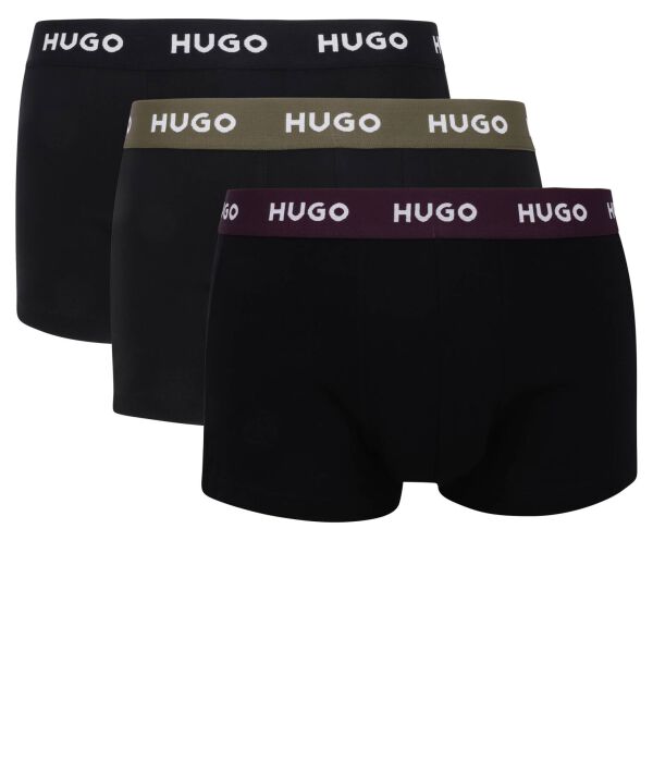 

Трусы 3 шт. багажник Hugo Bodywear, черный