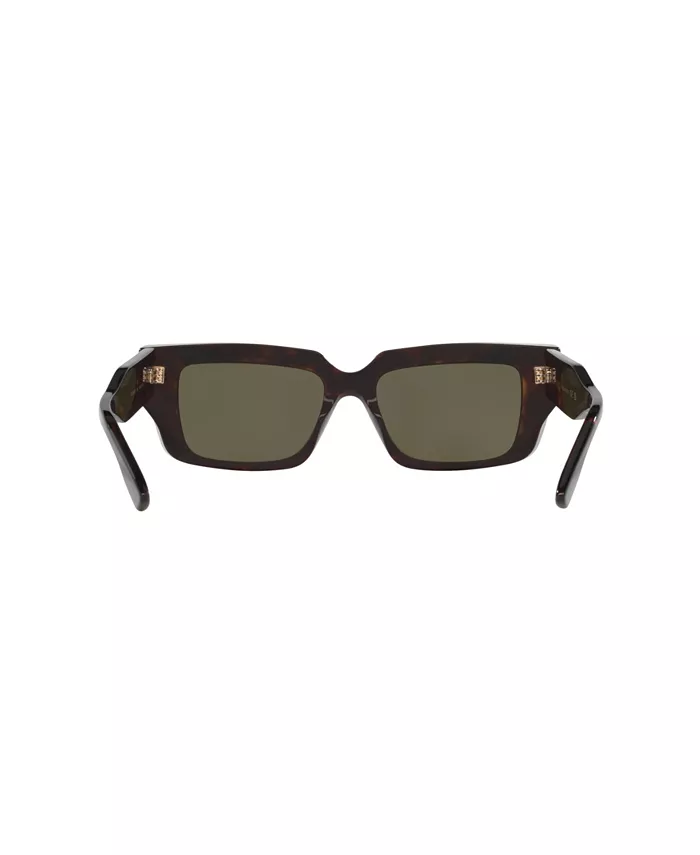 Солнцезащитные очки унисекс прямоугольной формы, GG1529S GC002202 Gucci, коричневый — фото 4