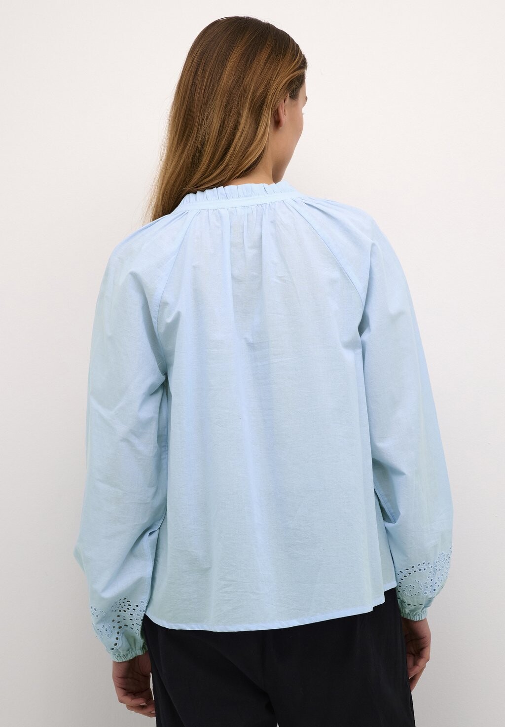 

Блузка Bpsabina Notch Neck Long Sleeves Kaffe, синий