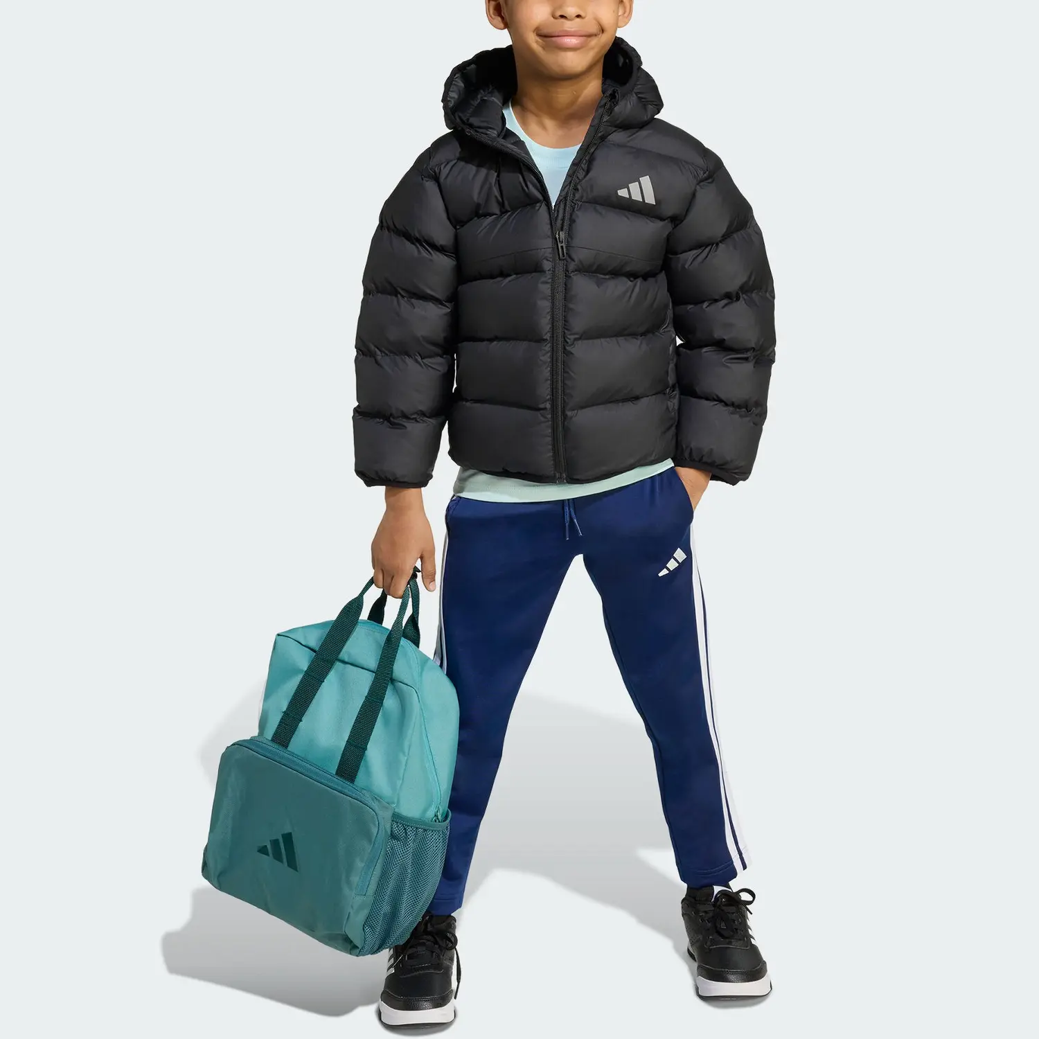 Утепленная куртка CLIMAWARM для детей Adidas, черный — фото 4