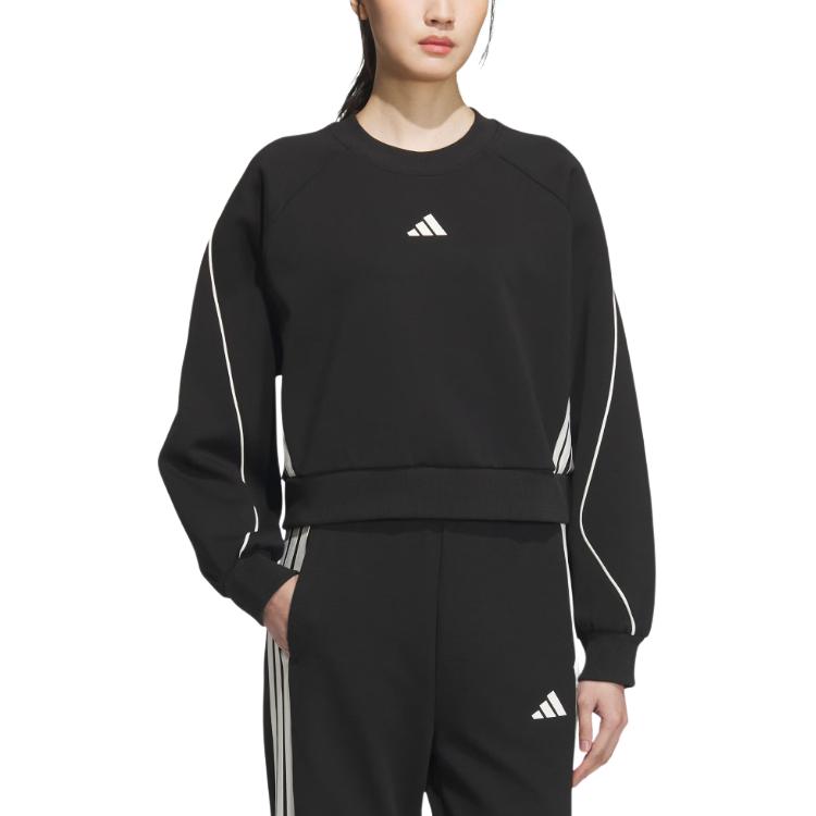 Свитшот Adidas SS25 Stadium Crewneck, черный