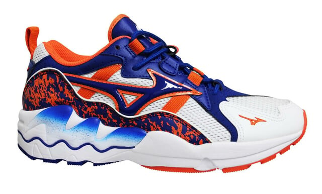 

Кроссовки в спортивном стиле Wave Rider 1 бело-синие Mizuno, белый, Синий, Кроссовки в спортивном стиле Wave Rider 1 бело-синие Mizuno, белый