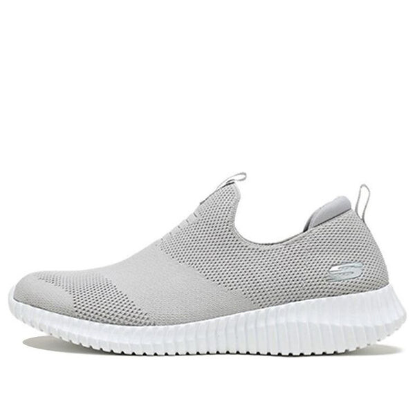 

Кроссовки elite flex 'grey white' Skechers, серый