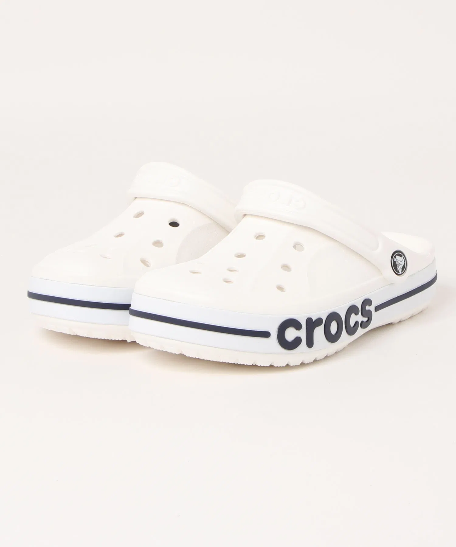 Унисекс сандалии Crocs Bayaband Clog бело-синие