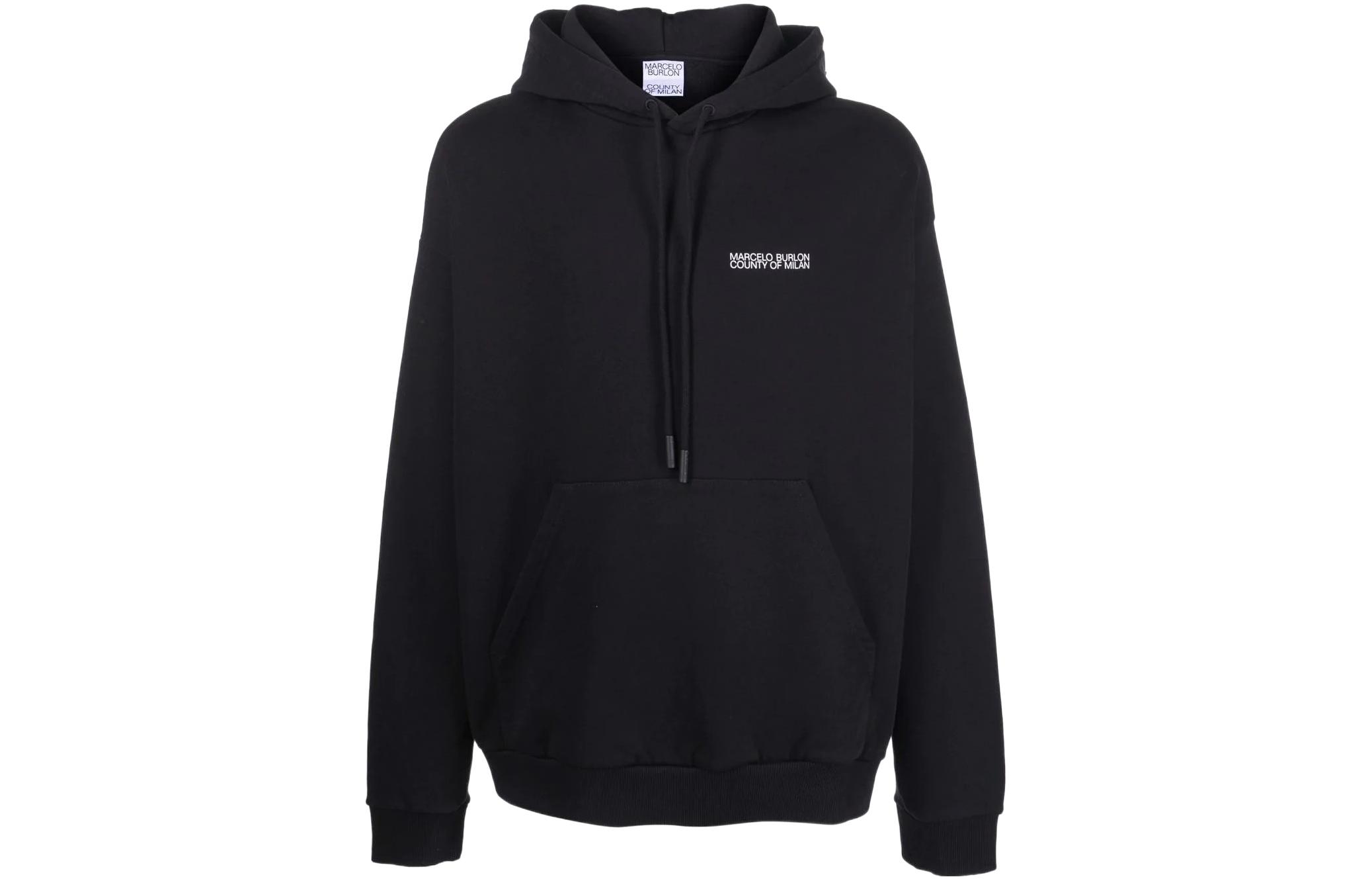 

Толстовка County Of Milan с принтом в виде креста Marcelo Burlon, черный