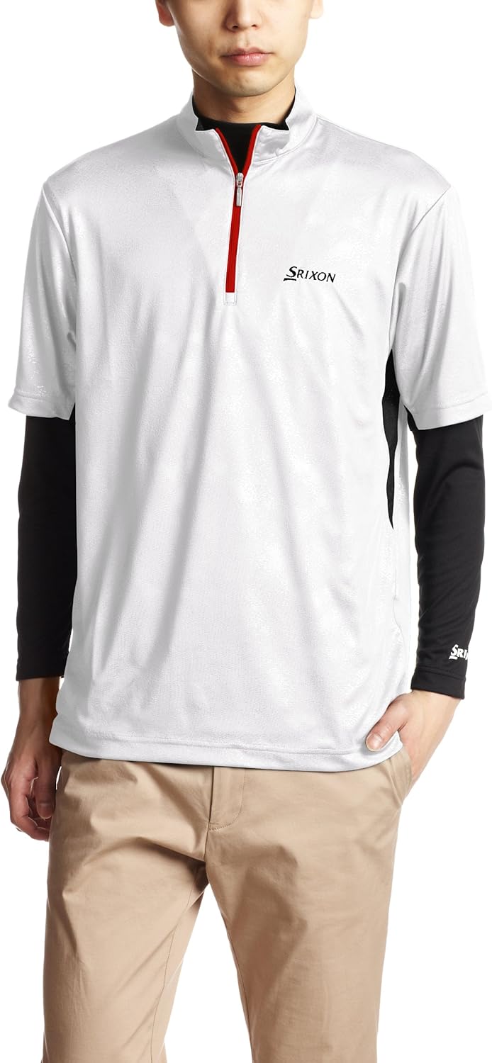

Поло Srixon с 3D-узором, влагоотводящие, быстросохнущие, с защитой от УФ-излучения (комплект из 2 штук), белый
