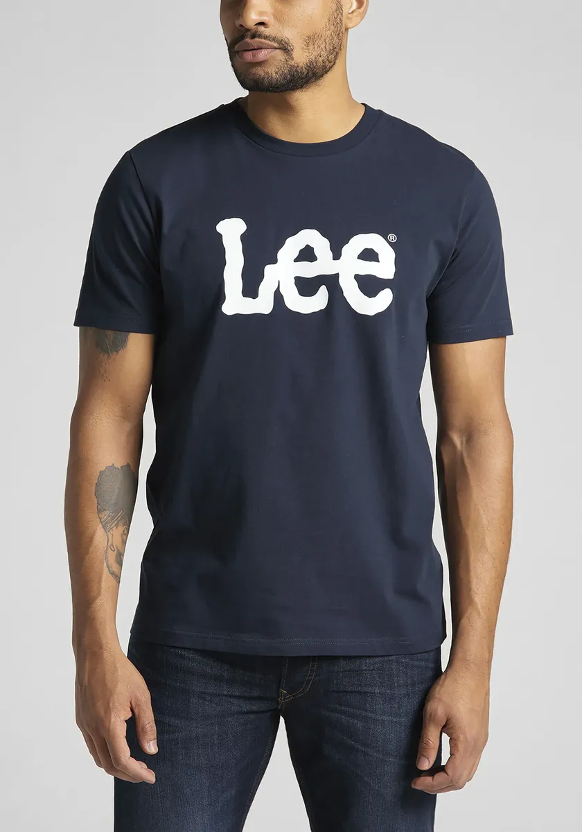 

Футболка Lee "Wobbly LOGO TEE", темно-синий