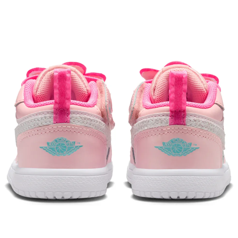 Кроссовки (TD) Air Jordan 1 Low ALT SE 'Pink Bloom' — фото 3