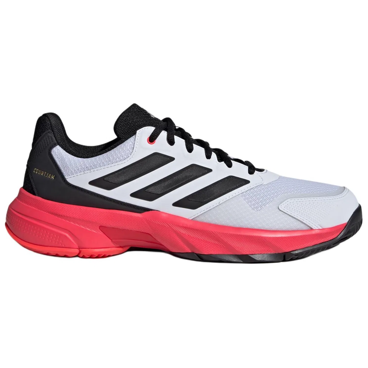 Кроссовки теннисные Adidas CourtJam Control 3 белые — фото 3