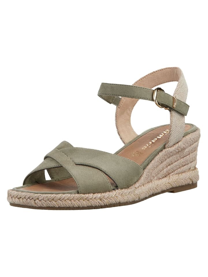Сандалии на плоской подошве Tamaris Sandalette, цвет pistacchio — фото 4