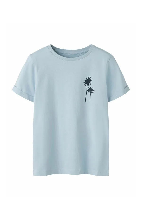 Футболка с принтом обертейль Name It, Celestial Blue