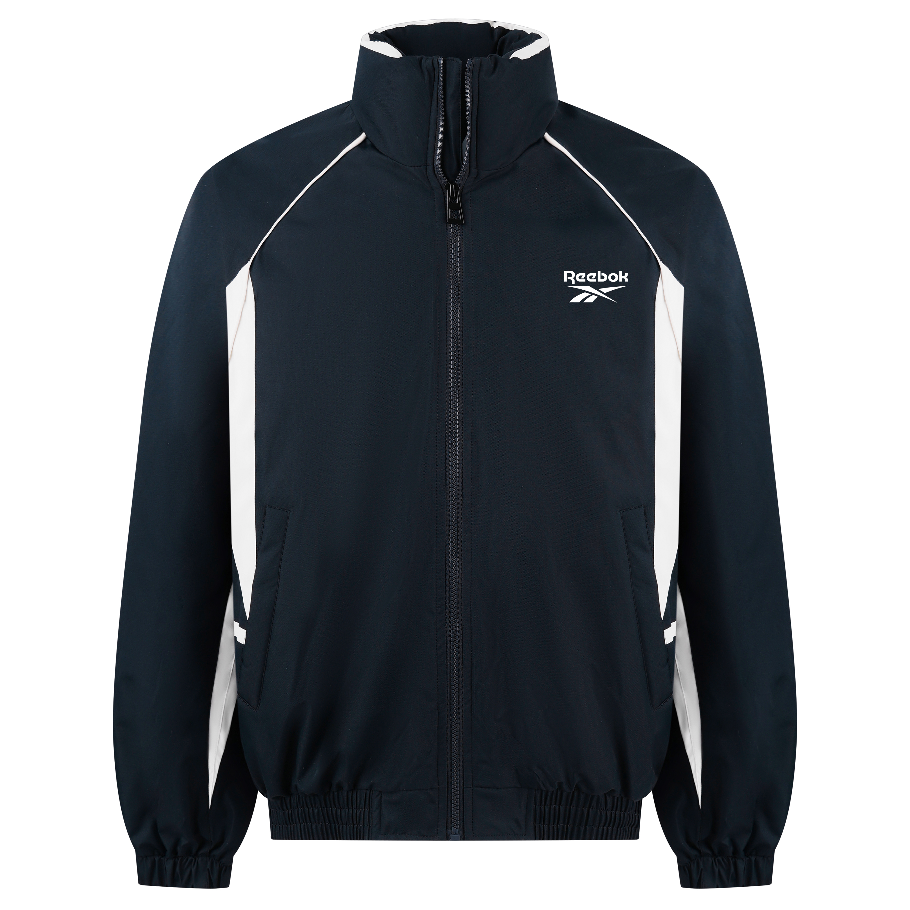 

Пуховик Unisex с воротником стойкой, легкий Reebok, темно-синий