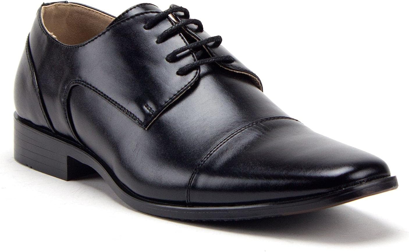 

Мужские туфли оксфорды с закрытым носком 37686, ручная отделка, шнуровка Jazame, черный