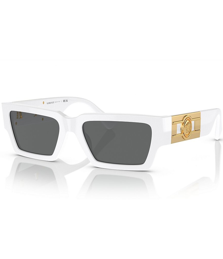 

Versace Мужские прямоугольные солнцезащитные очки VE4459F54-X 54 мм, белый