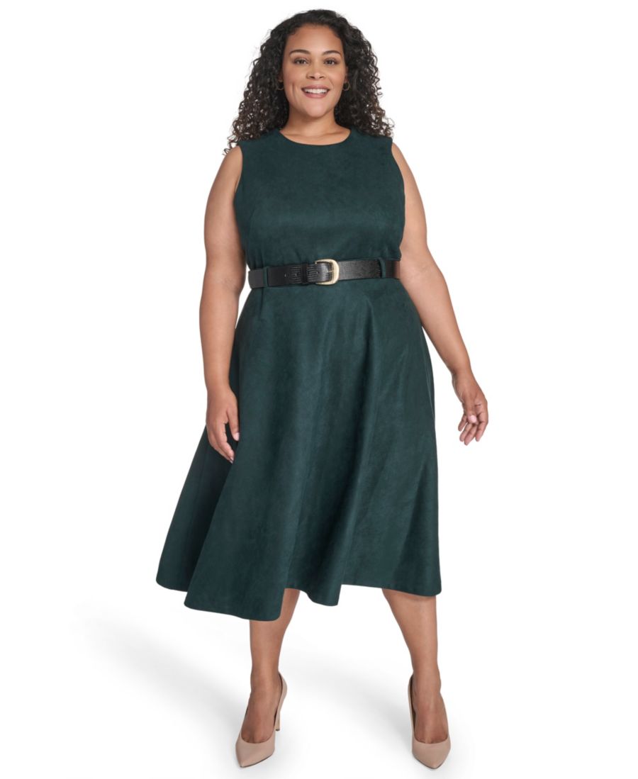 

Платье-сарафана большого размера с поясом Calvin Klein, Malachite