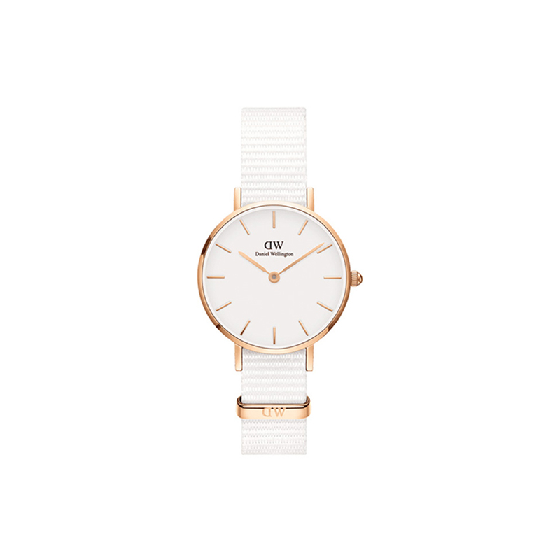 

DW/DanielWellington Часы Daniel Wellington DW Women's Watch Wrist Watch Quartz Movement Nylon Strap 28mm White Dial Women's Watch, Brand-New Ribbon Box