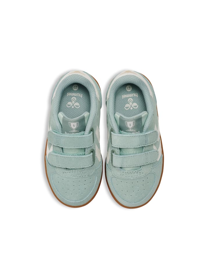 Hummel Кроссовки Schnürsenkel Sneaker Victory Suede Lebensstil Kinder in FROSTY GREEN — фото 3