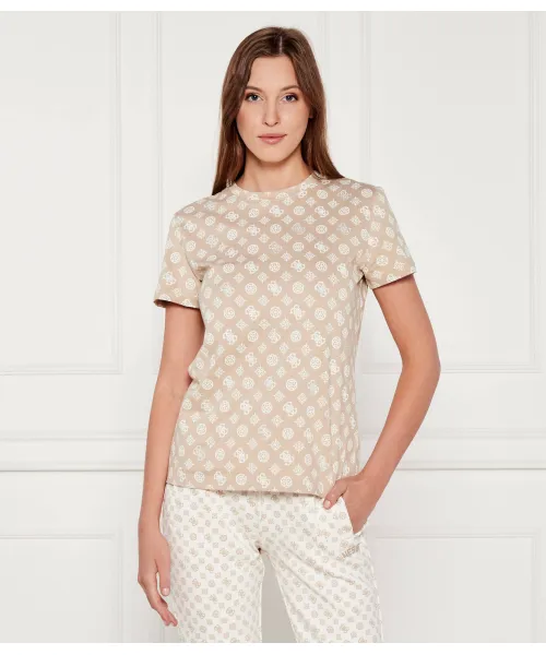 

Футболка «Глория Пион» Regular fit Guess Active, бежевый