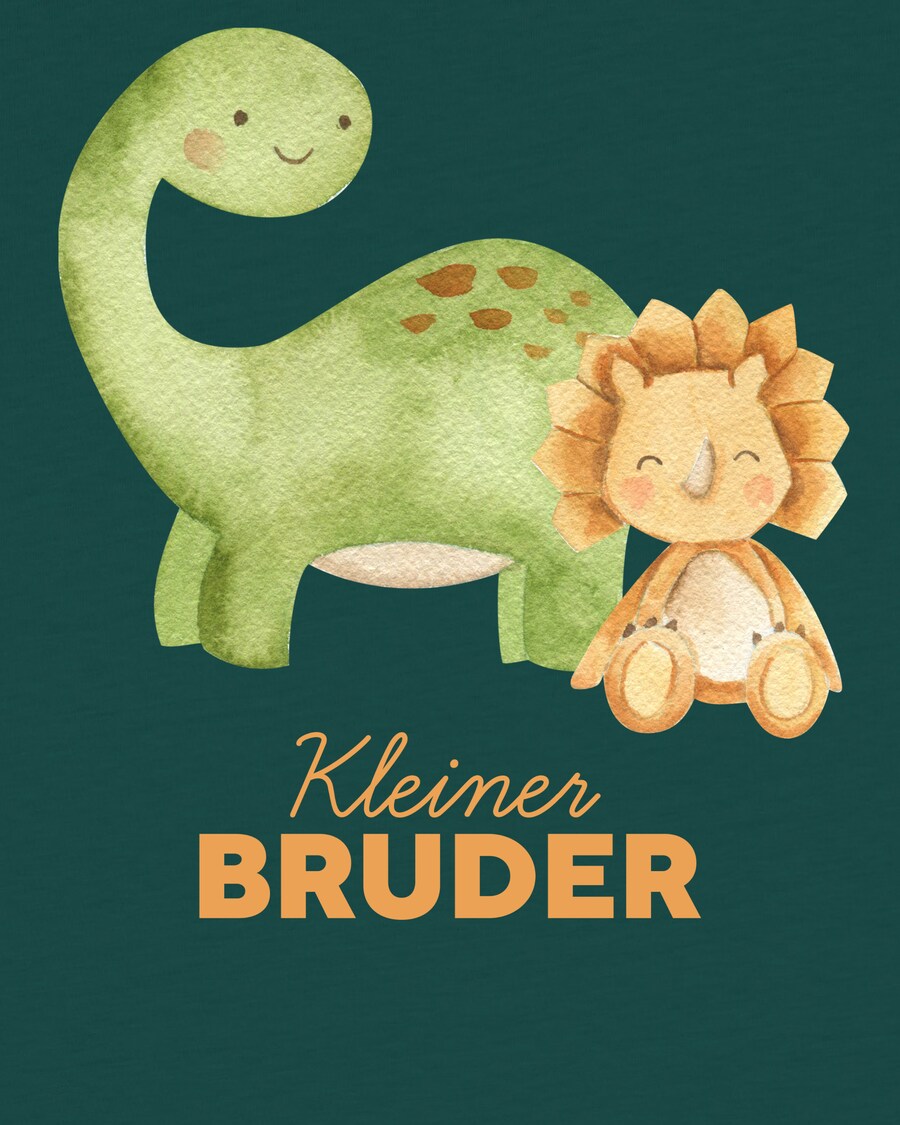 Рубашка watabout.kids Dinosaurier 06 Kleiner Bruder, светло-зеленый/темно-зеленый — фото 4