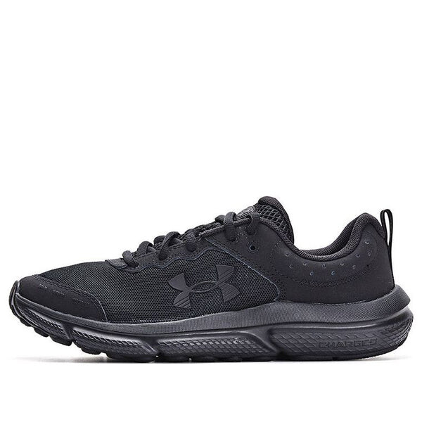 

Кроссовки assert 10 ac 'triple black' Under Armour, черный