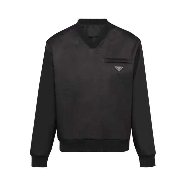 

Толстовка Prada x adidas Re-Nylon Sweatshirt Black, черный