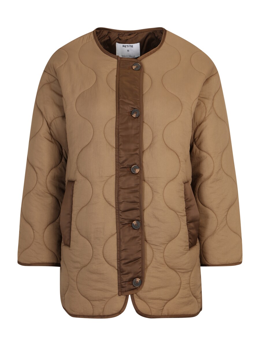 

Межсезонная куртка Dorothy Perkins Petite, цвет Brown/Light brown