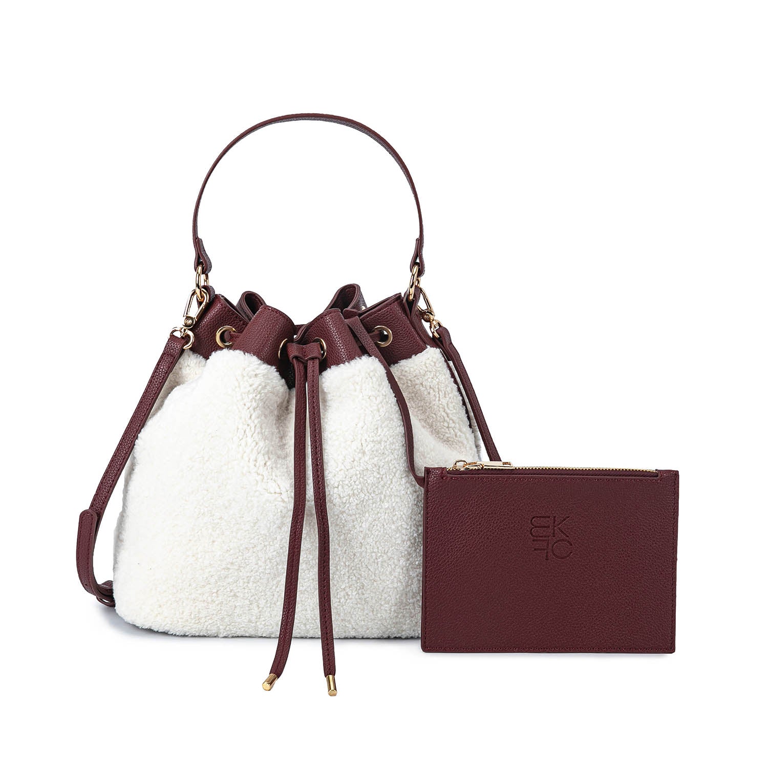

Повседневная женская сумка Saryn Bucket Hobo от Mia K MKF Collection By Mia K., цвет burgundy