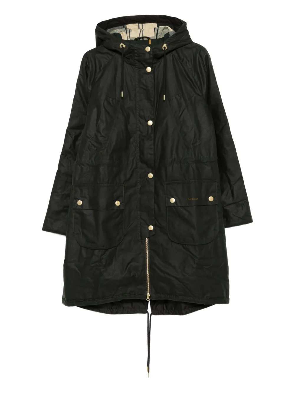 

Парка с капюшоном Barbour, зеленый