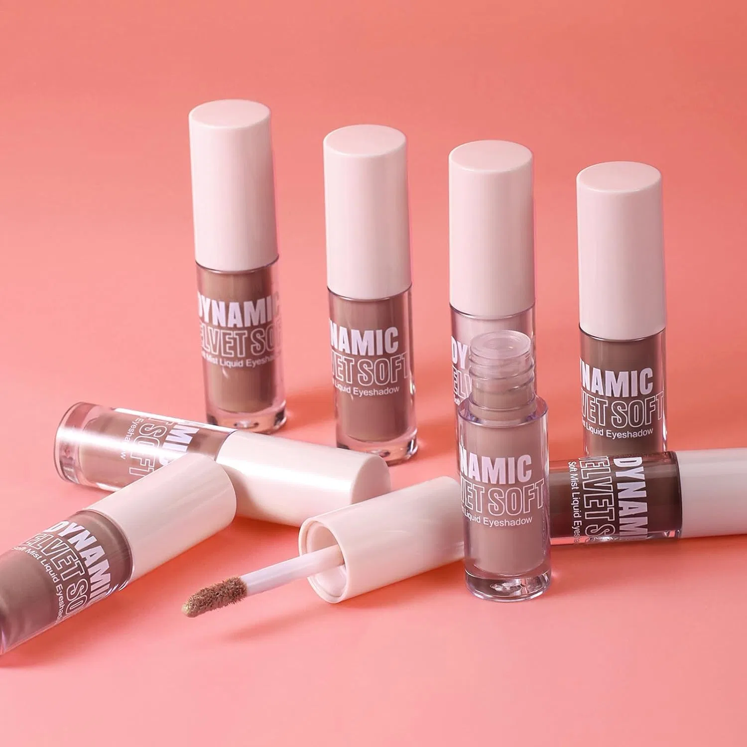 Тени для век жидкие матовые Neutral Color 8 цветов — фото 3