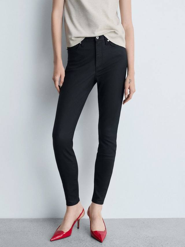 

Узкие джинсы энн Mango, черный