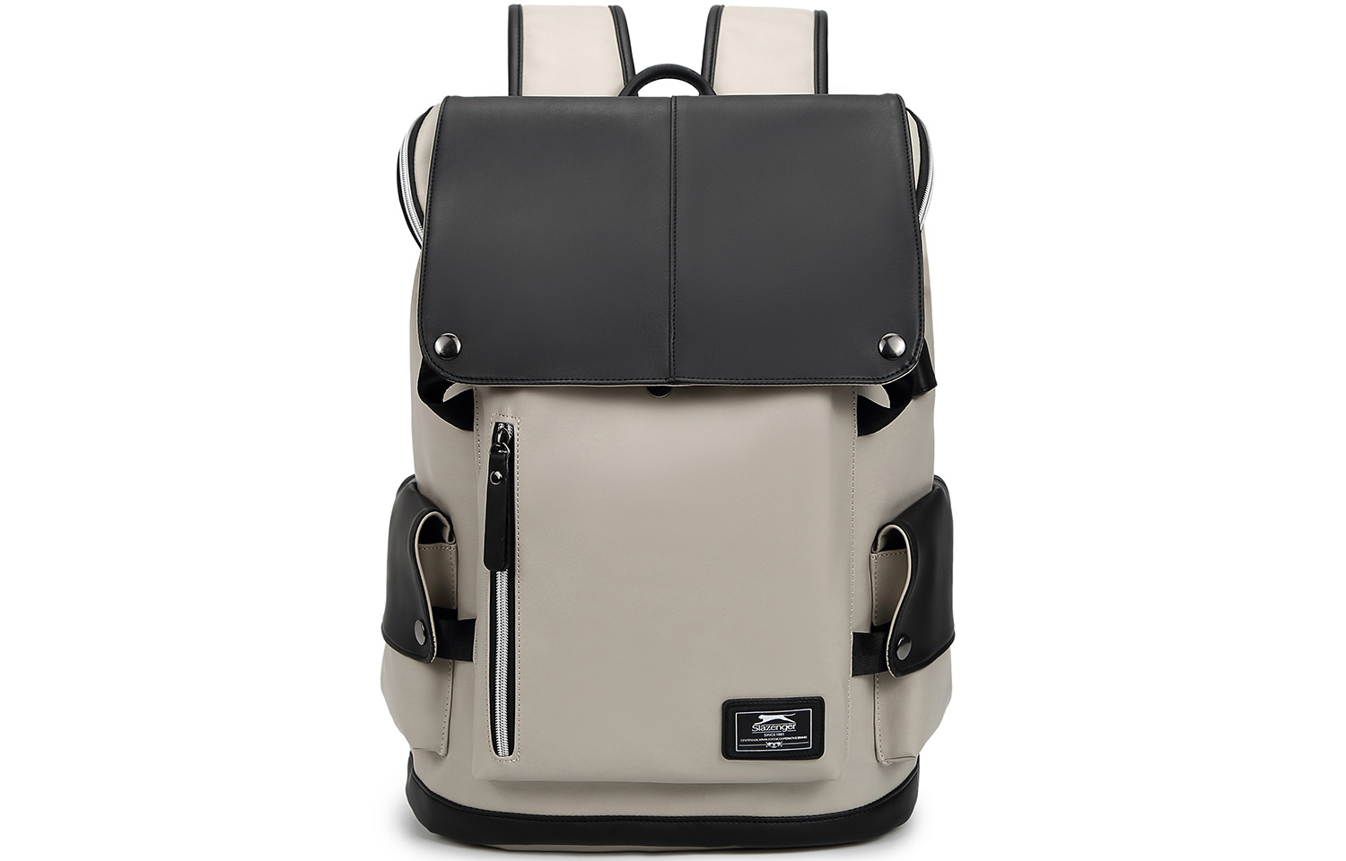 

Сумка-рюкзак PU Soft Leather Backpack Tubas Унисекс Крутой Черный, Кремовый Белый Slazenger