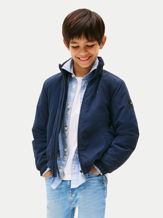 

Демисезонная куртка regular fit KB0KB09852 Tommy Hilfiger, синий