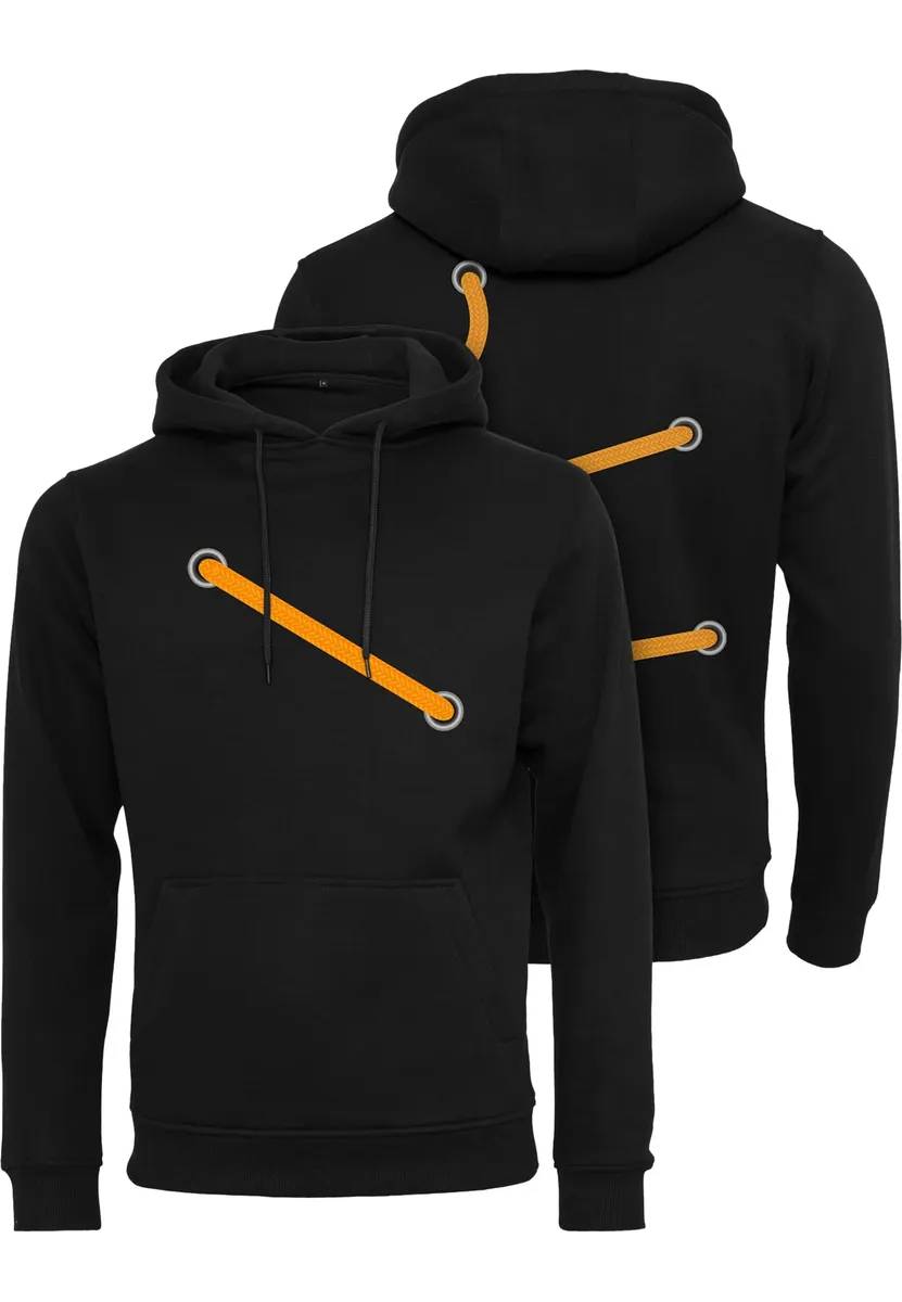 

Толстовка MisterTee с капюшоном "MisterTee Men's Laces Hoody", черный