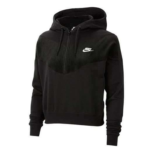 

Толстовка (WMNS) AS W Nike Sportswear HRTG HZ VELOUR Black