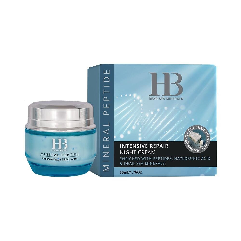 

H&B, Интенсивно регенерирующий ночной крем с пептидами и гиалуроновой кислотой, 50мл