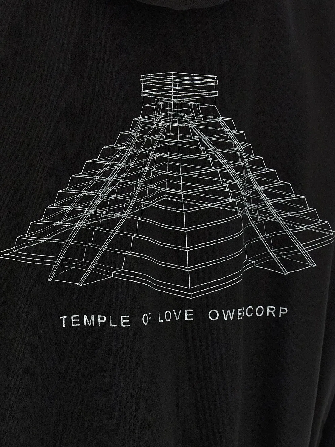 Худи 'Temple of Love OwenscorpTemp' Rick Owens, черный — фото 4