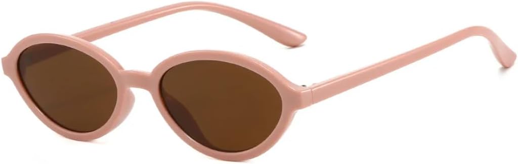 

Солнцезащитные очки с защитой UV400 | Овальные, в стиле панк, градиентный чайный оттенок | для женщин и мужчин, для занятий спортом на открытом воздухе и вождения DSVIGF, Pink Tea