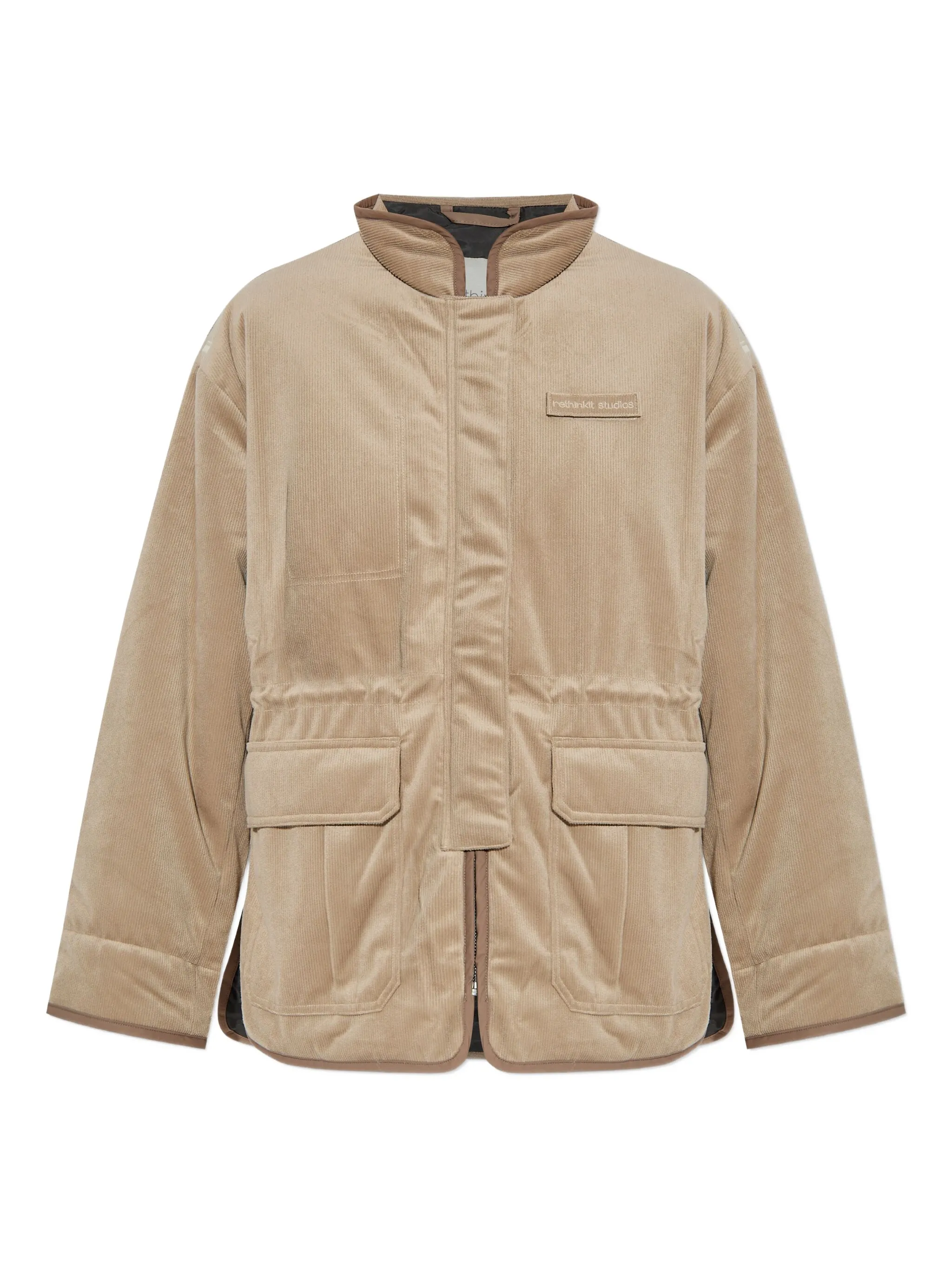 

Вельветовая куртка с карманами Rethinkit Studios, кремовый