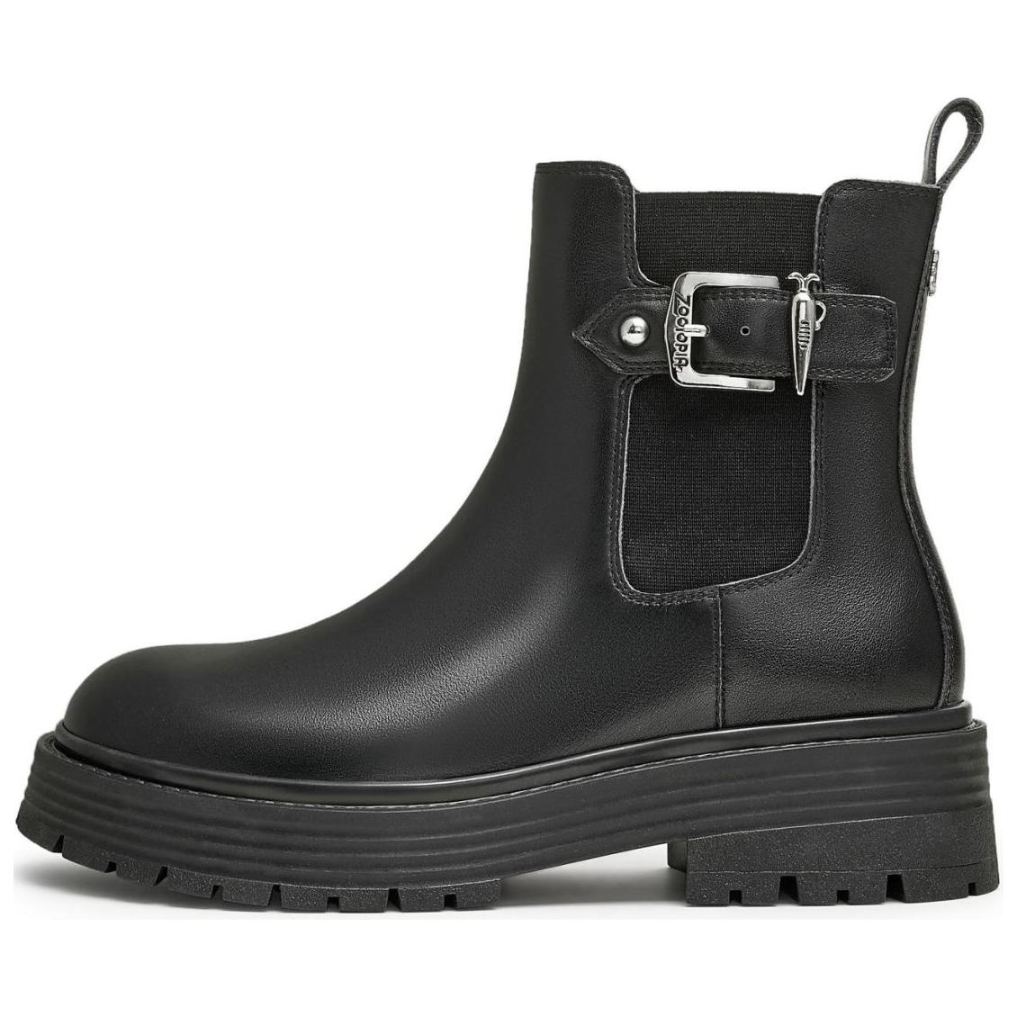 Футболка FENGKUANGDONGWUCHENG x Chelsea Boots Женские черные Teenmix, Стиль с бейджем и шармом — фото 2