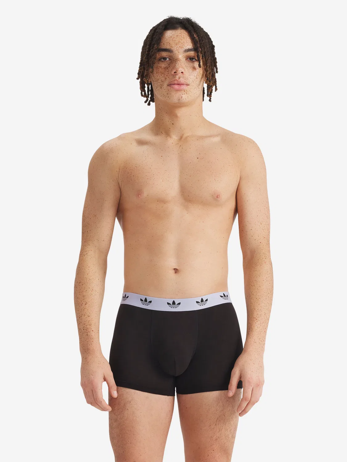 Боксерские шорты Adidas Originals Comfort Flex Cotton черного цвета — фото 2