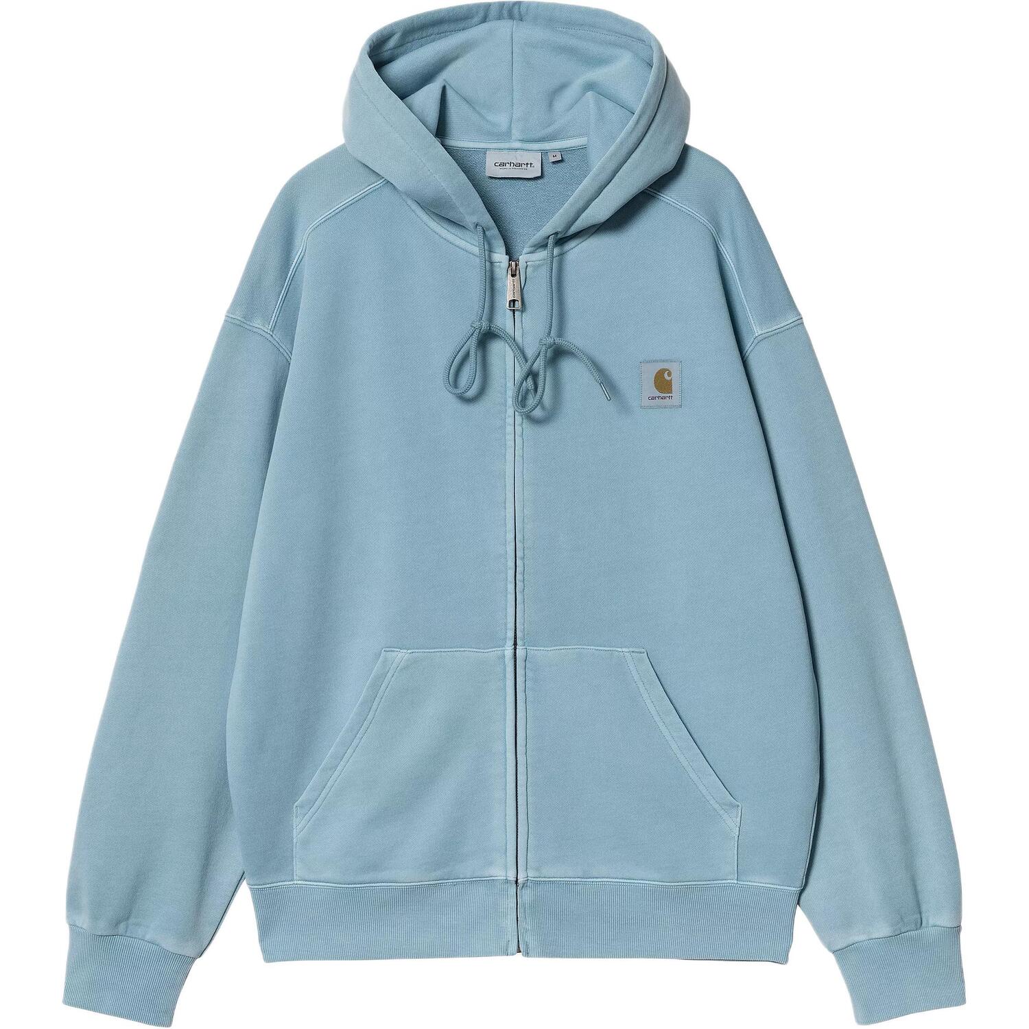 

Carhartt WIP Хлопковая худи на молнии, Light Blue