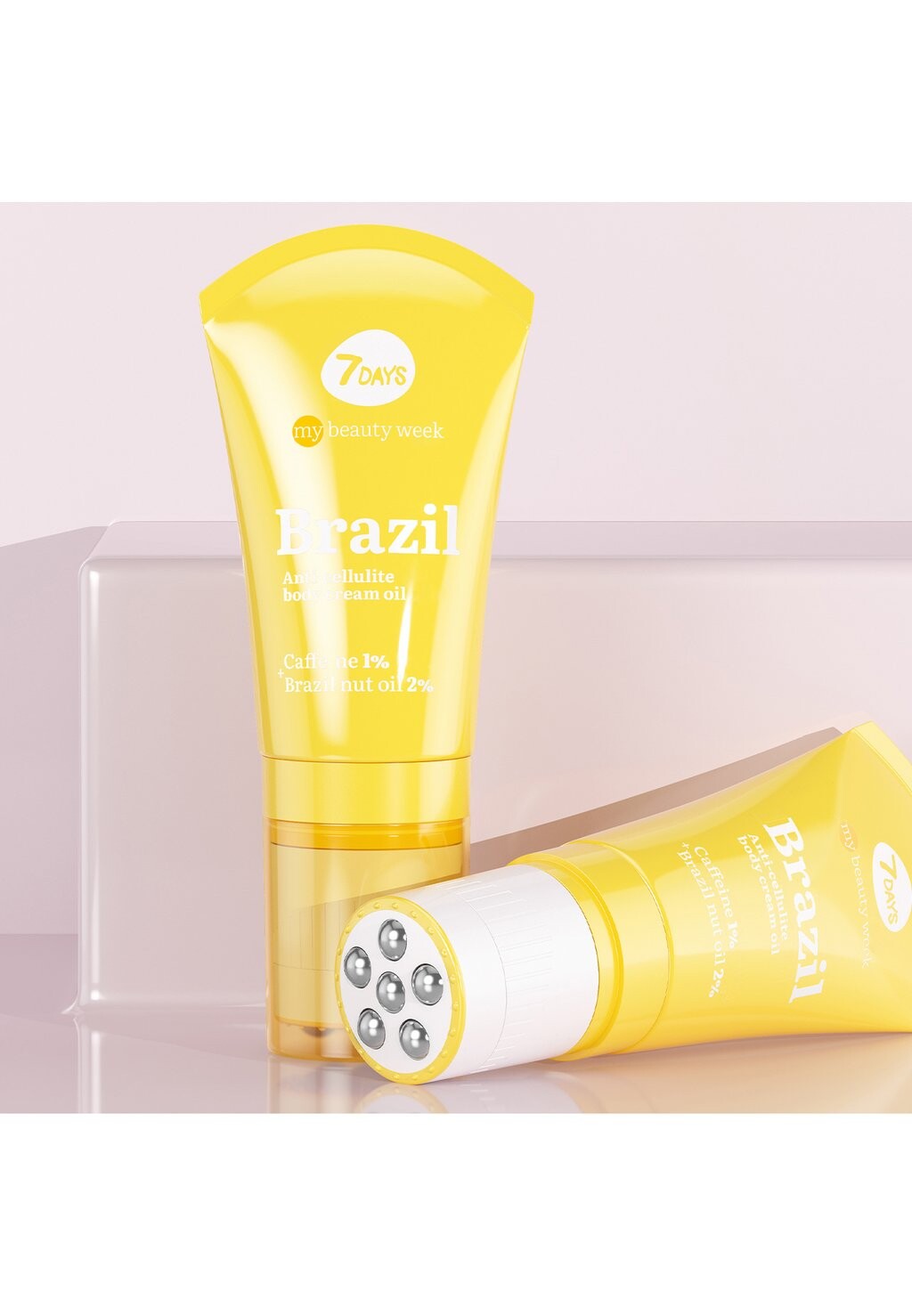 Масло для тела MY BEAUTY WEEK BRAZIL ANTI-CELLULITE BODY CREAM OIL CAFFEINE 1%+ BRAZIL NUT OIL 2% 7days — фото 2