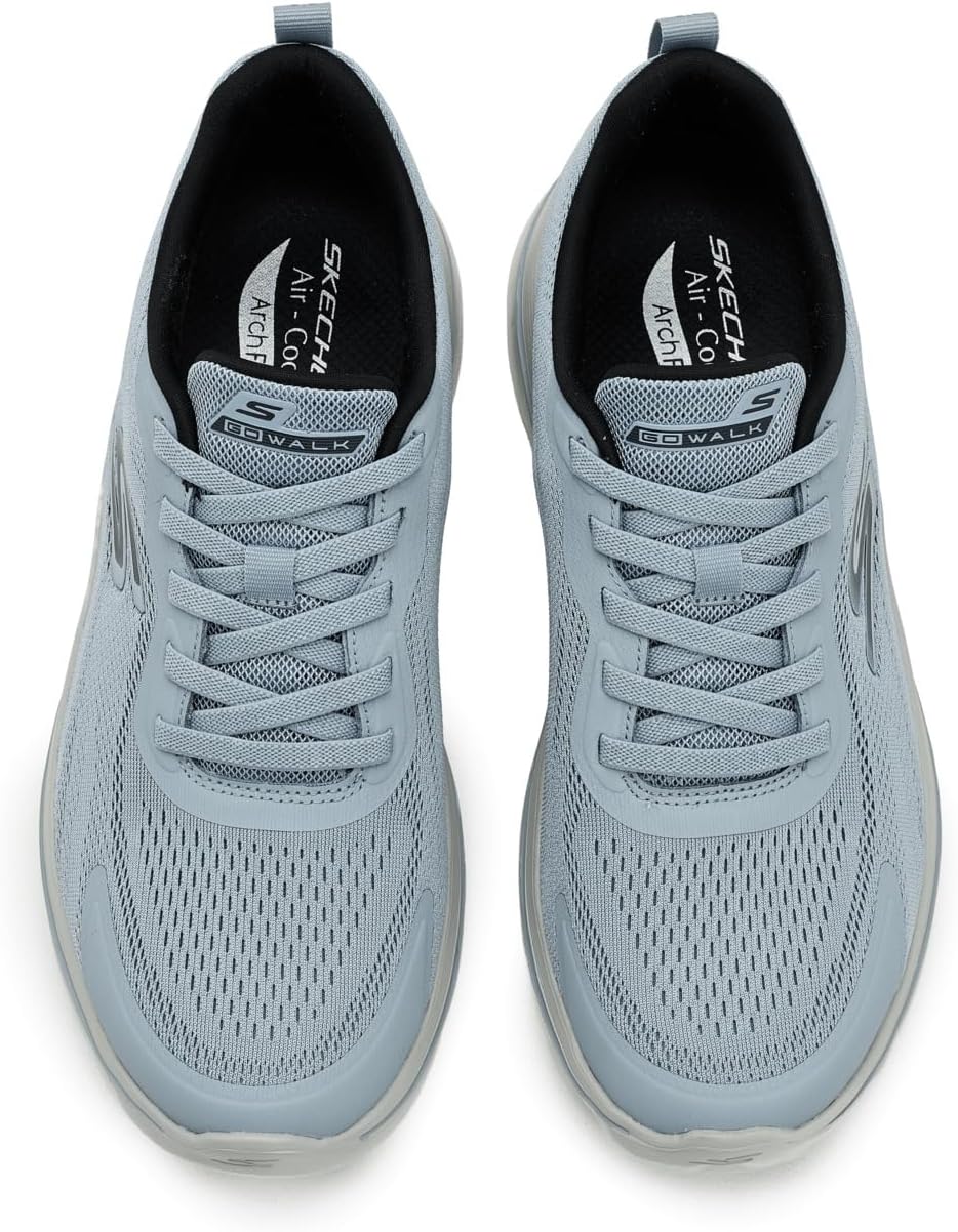 Мужские кроссовки Skechers Go Walk Arch Fit 2.0 Levy, черный/серый — фото 2