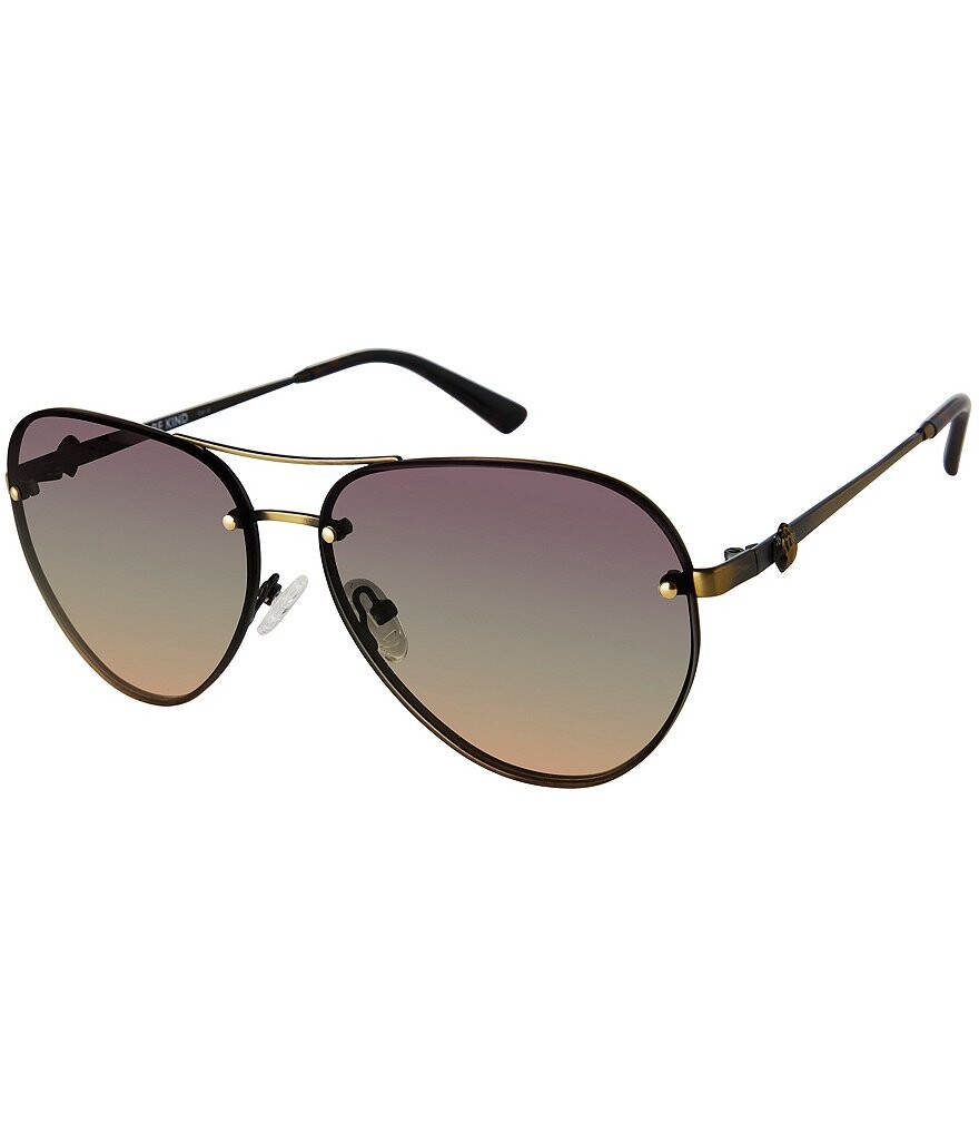 

Женские солнцезащитные очки-авиаторы Kurt Geiger London KGL1002 Shoreditch 60 мм, золотой