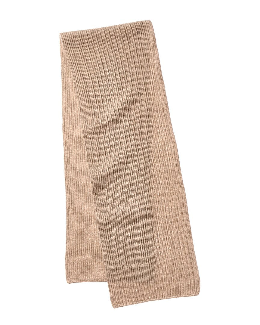 

Шарф из смеси шерсти и кашемира в рубчик из коллекции NAADAM Naadam, коричневый