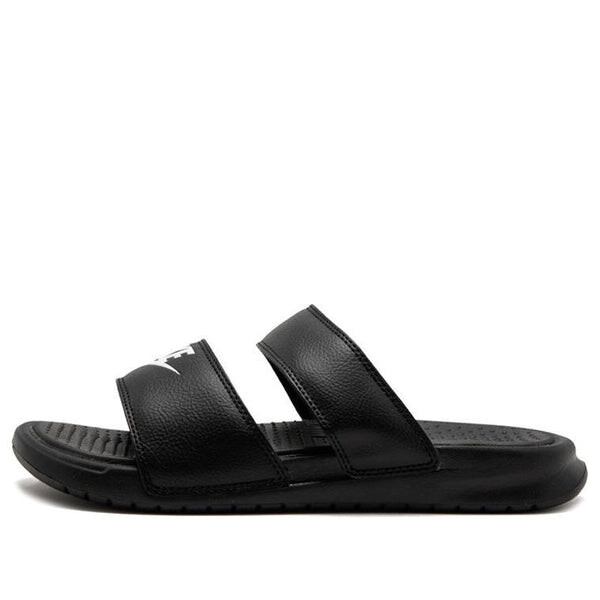Тапочки benassi duo ultra slide 'black' Nike, черный — фото 2
