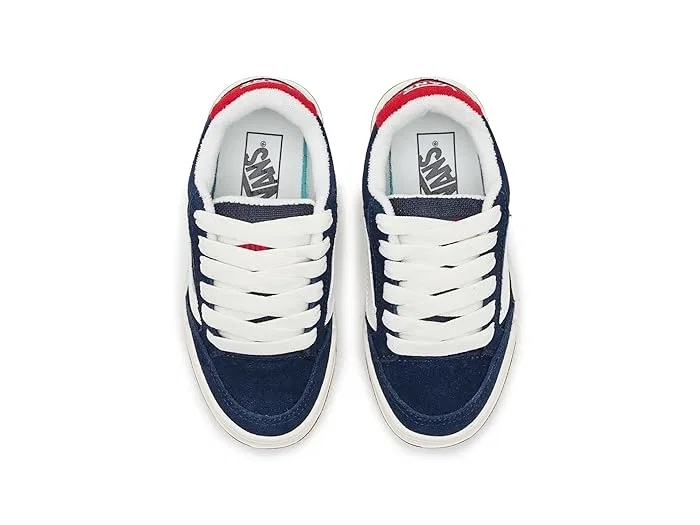 Кроссовки ретро Vans Kids Hylane, Navy/Red — фото 3