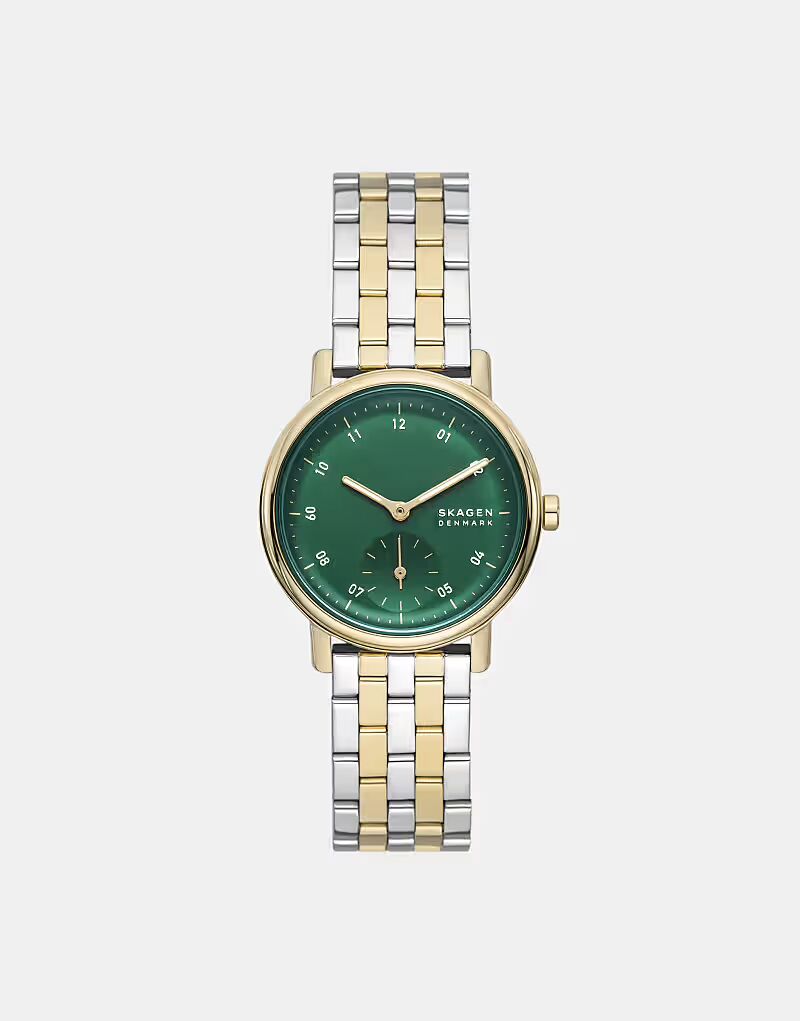 

Женские часы Skagen Kuppel Lille с тремя стрелками, из нержавеющей стали, золотого цвета - ЗОЛОТО